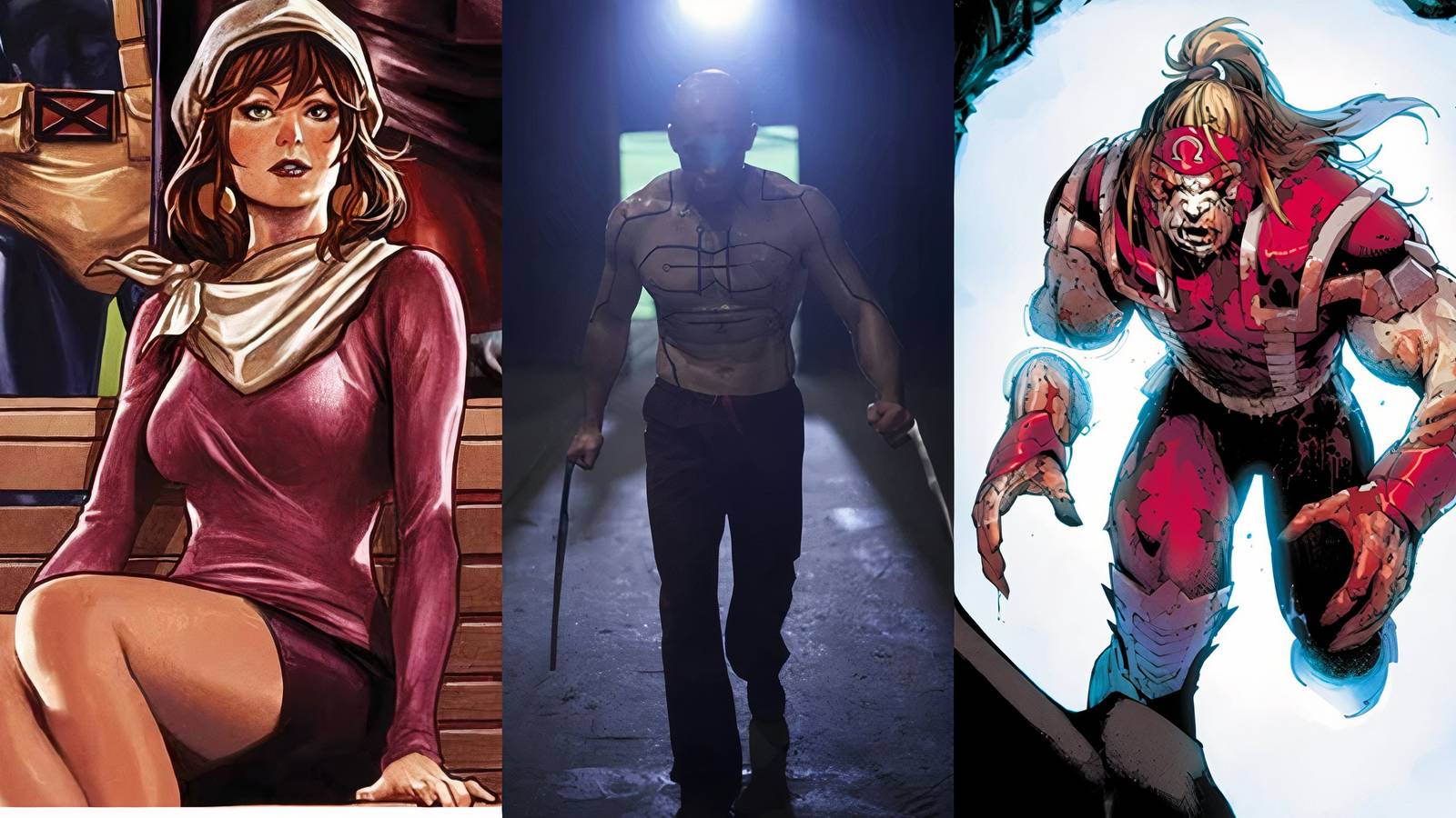 A collage of 3 characters that Wolverine killed