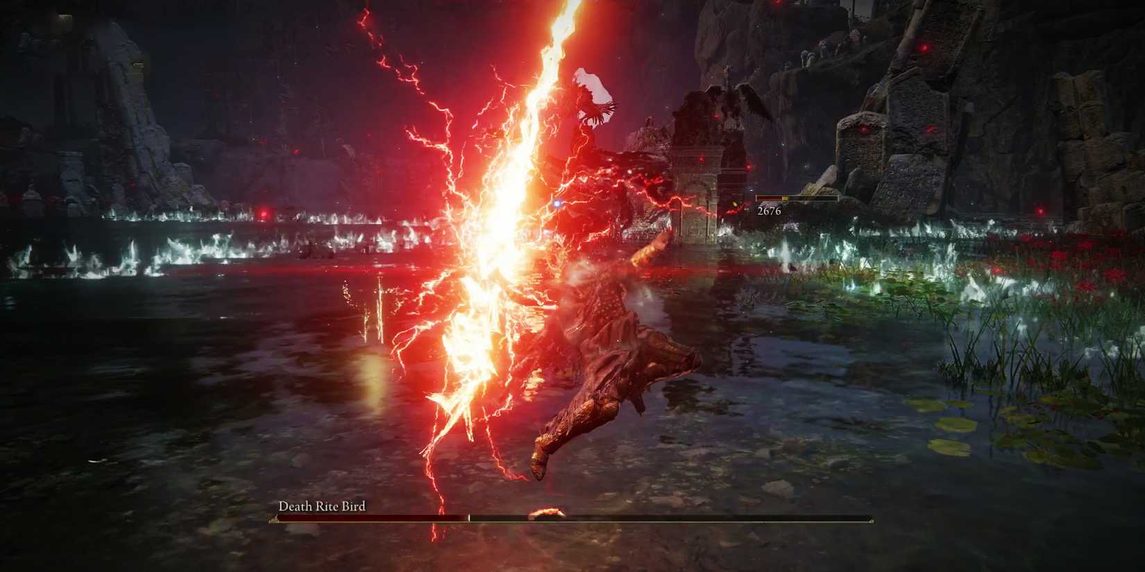 Cheese Strategy for Death Rite Bird in Elden Ring Shadow of the Erdtree