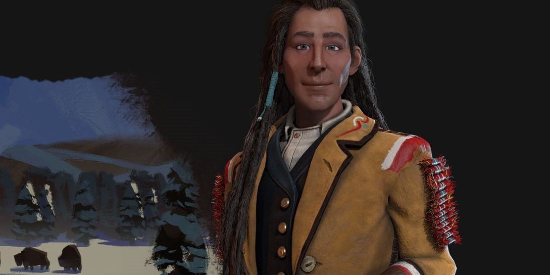 Civilization 6 Poundmaker Cree Cropped