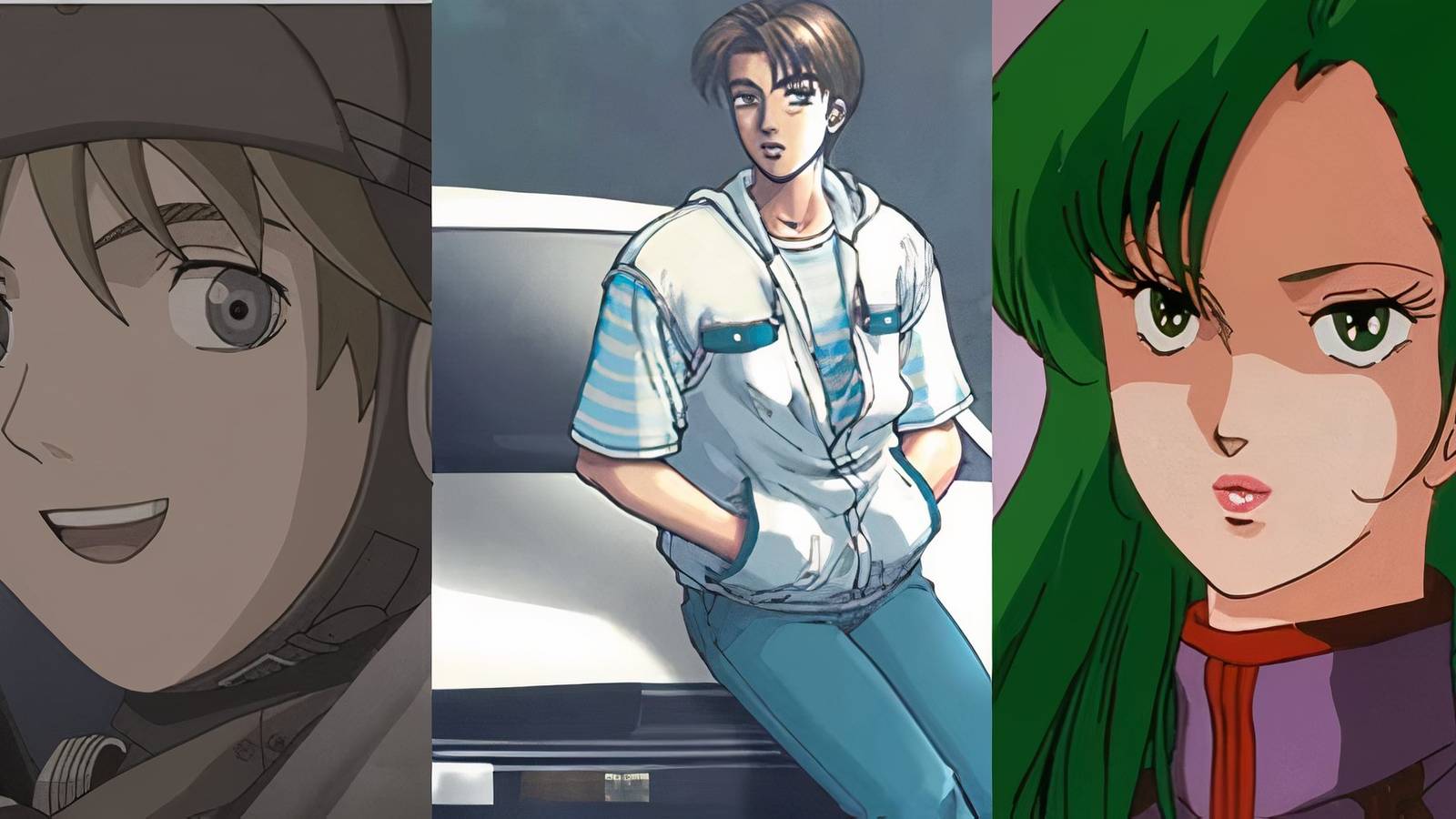 Claus Last Exile, Takumi Initial D, Milia Super Dimension Macross