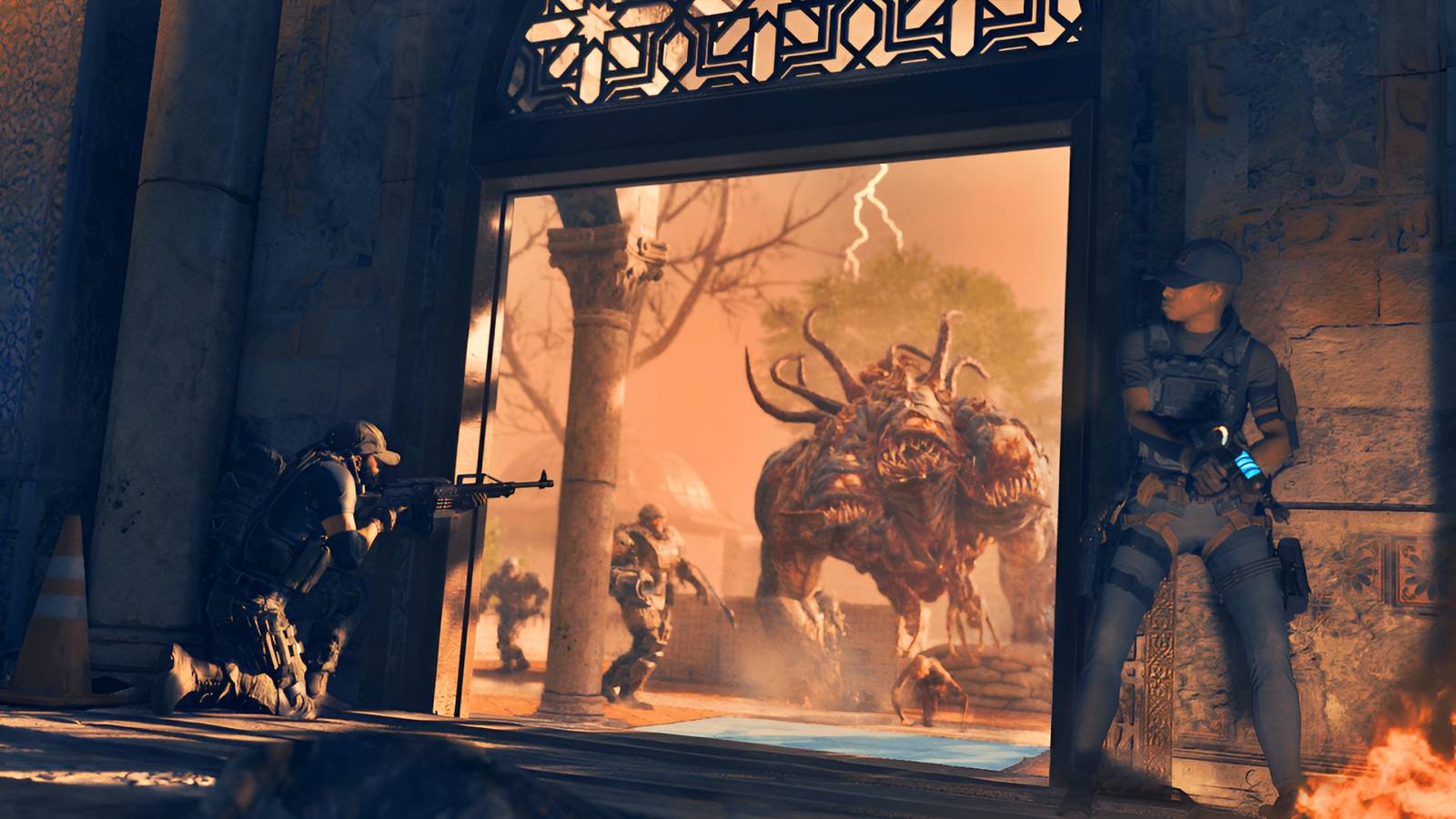 cod-mw3-zombies-squad-fighting