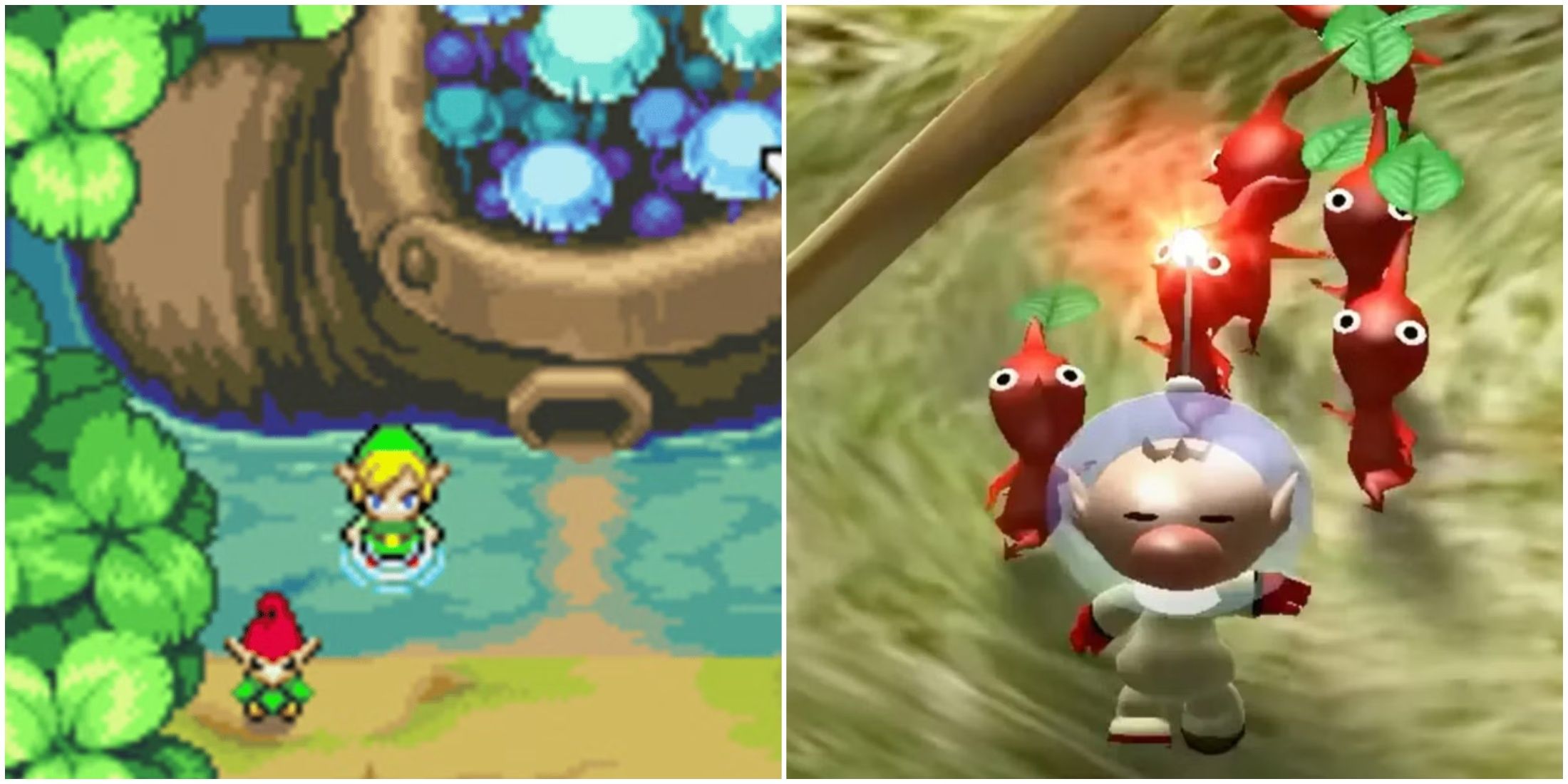 minish cap and pikmin 1