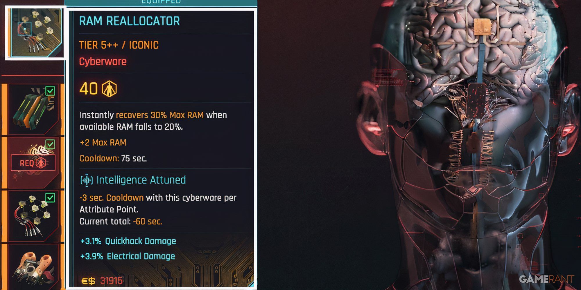 Cyberpunk 2077 Best Ripperdoc Upgrades