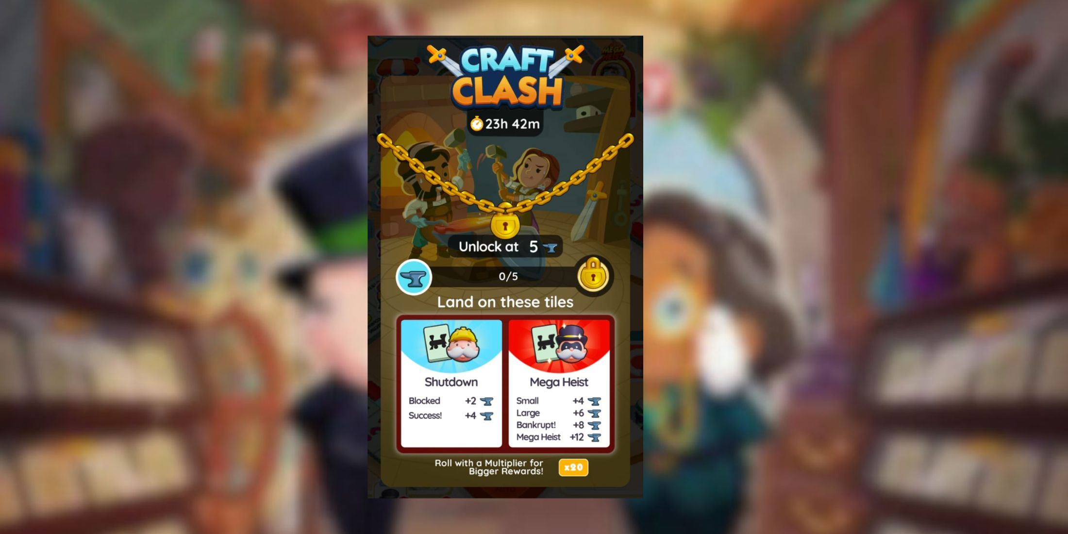 Monopoly GO: Craft Clash Rewards And Milestones