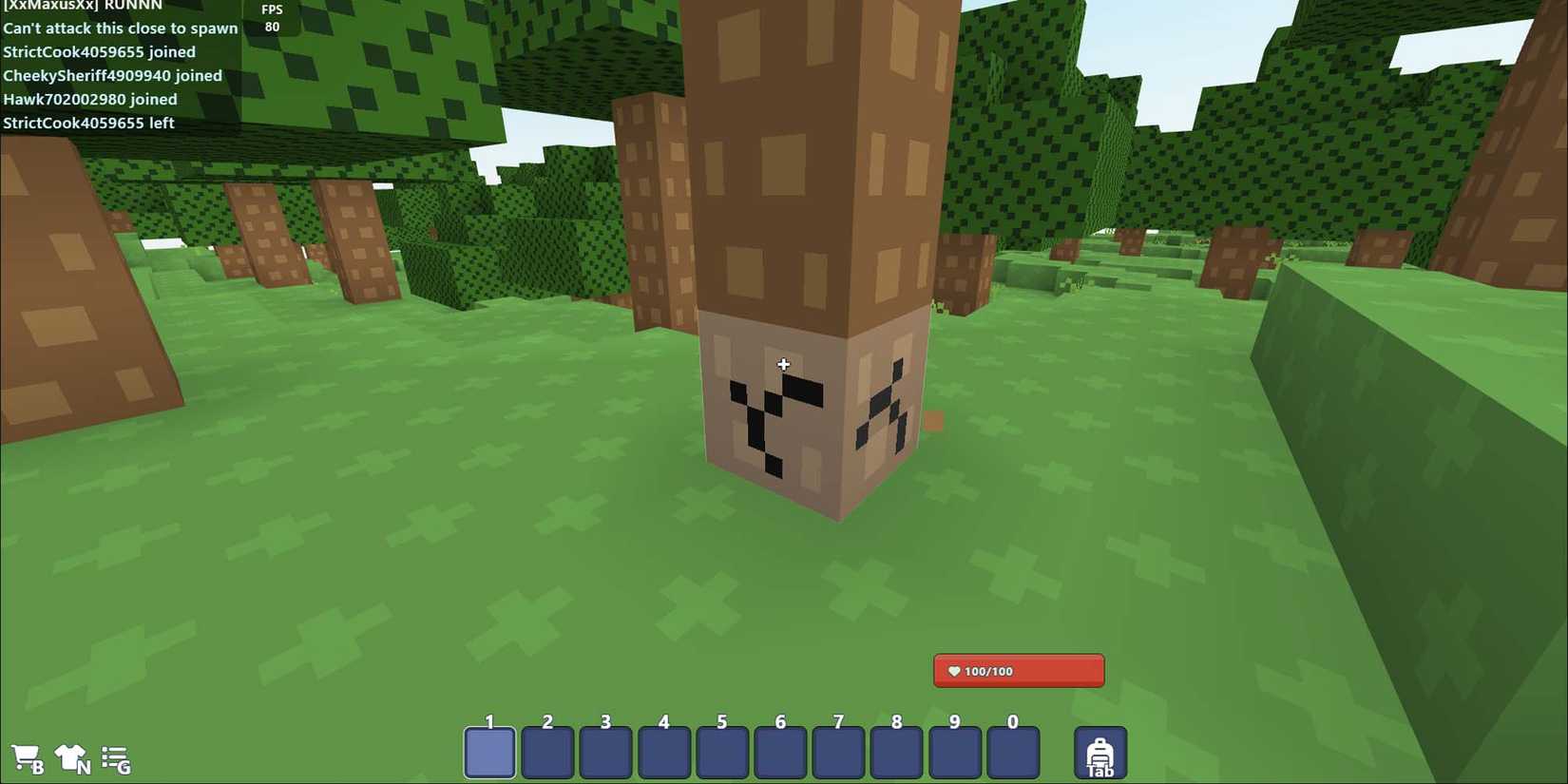 CrazyGames Bloxdio Screenshot Minecraft Like Setup