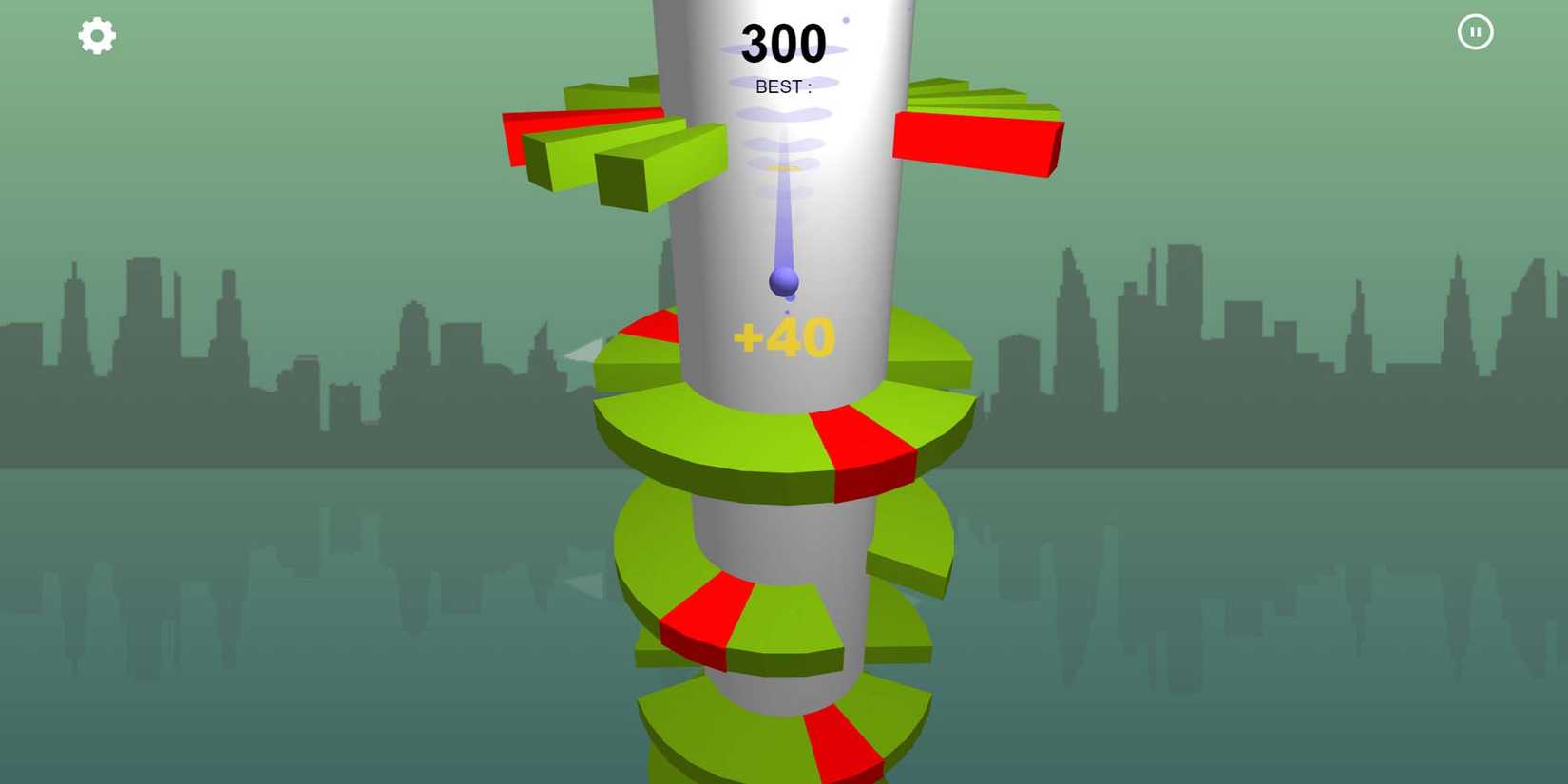 CrazyGames Screenshot Gameplay Helix Jump Down Spiral