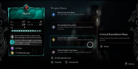 Assassin's Creed Valhalla Critical Knockdown Armor Rune