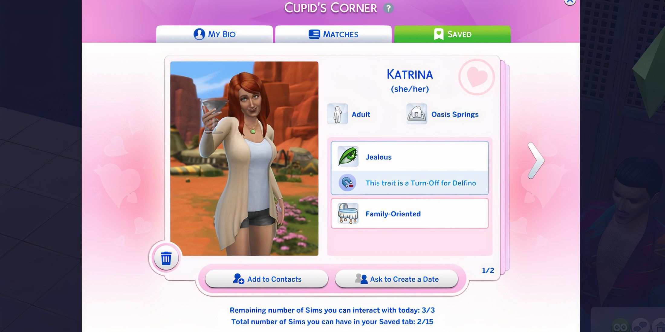 The Sims 4: All Features in the Cupid's Corner Dating App