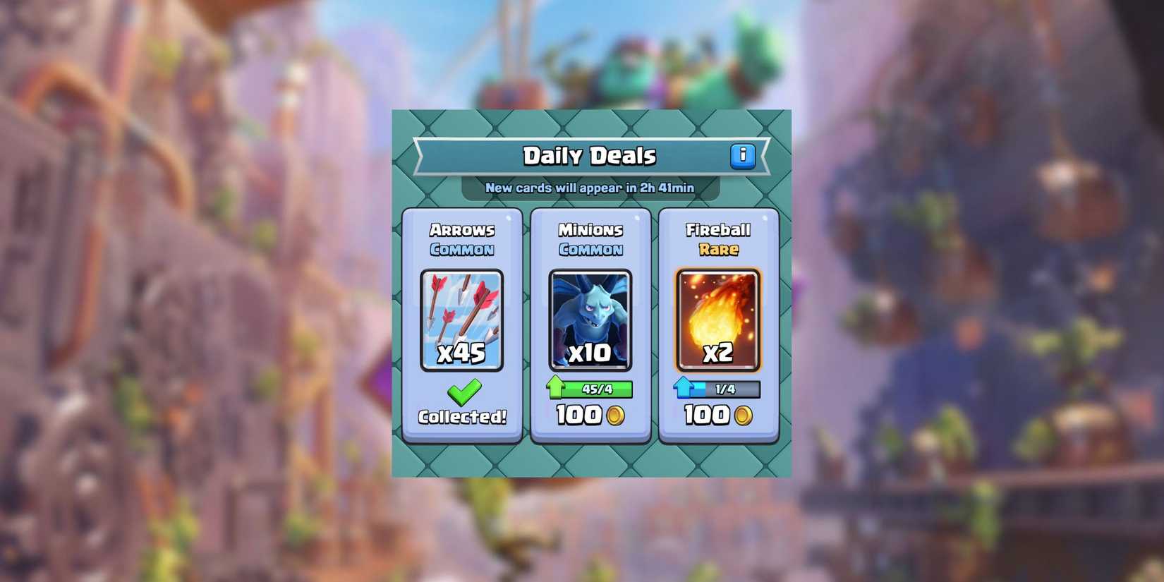 daily deals clash royale
