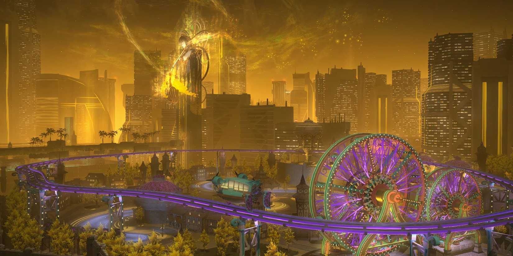 Dawntrail's Golden City Living Memory in Final Fantasy 14
