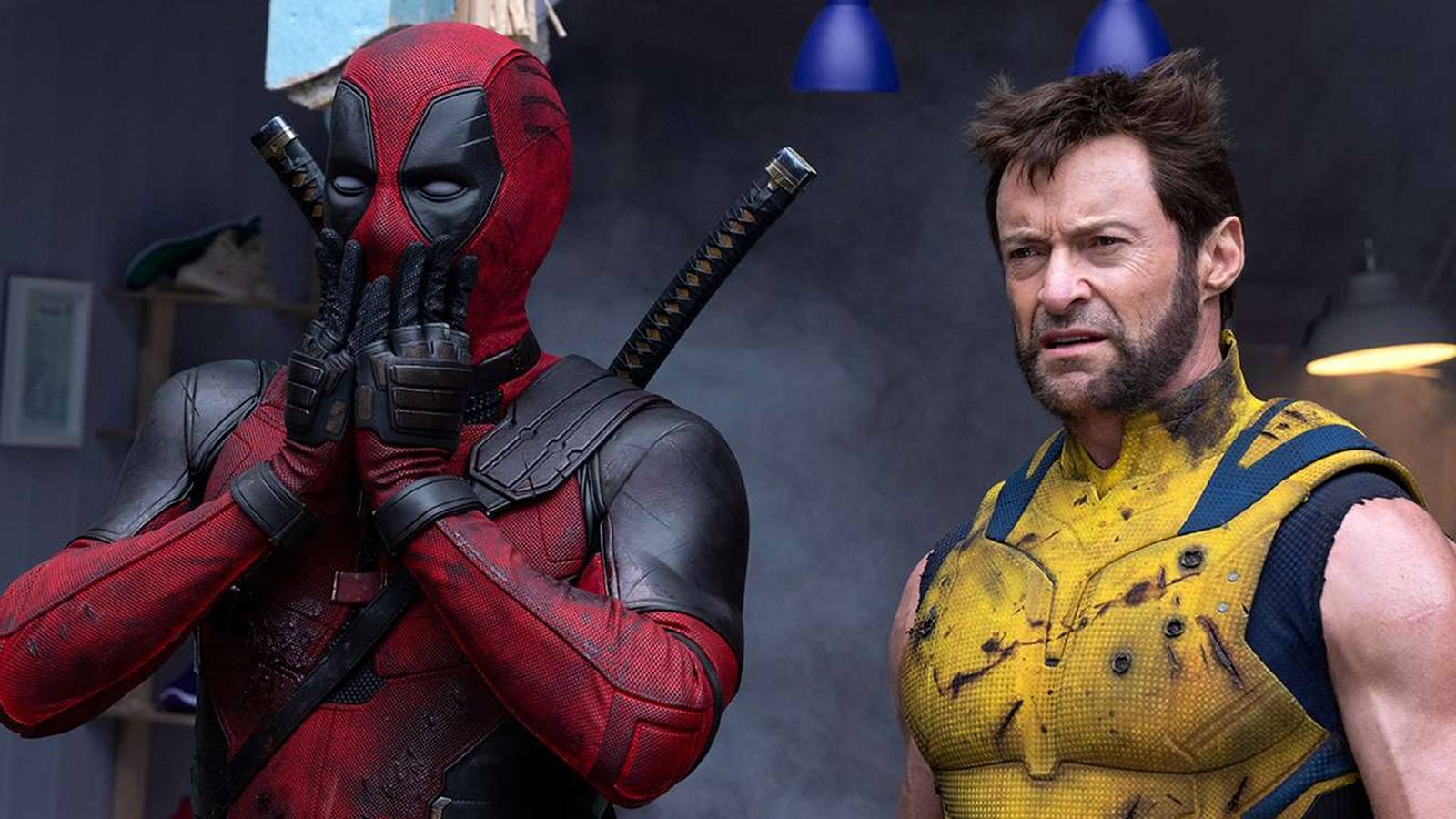 Deadpool and Wolverine Standing Together