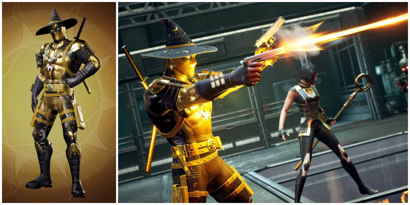 image of Deadpool in his Midnight Suns outfit