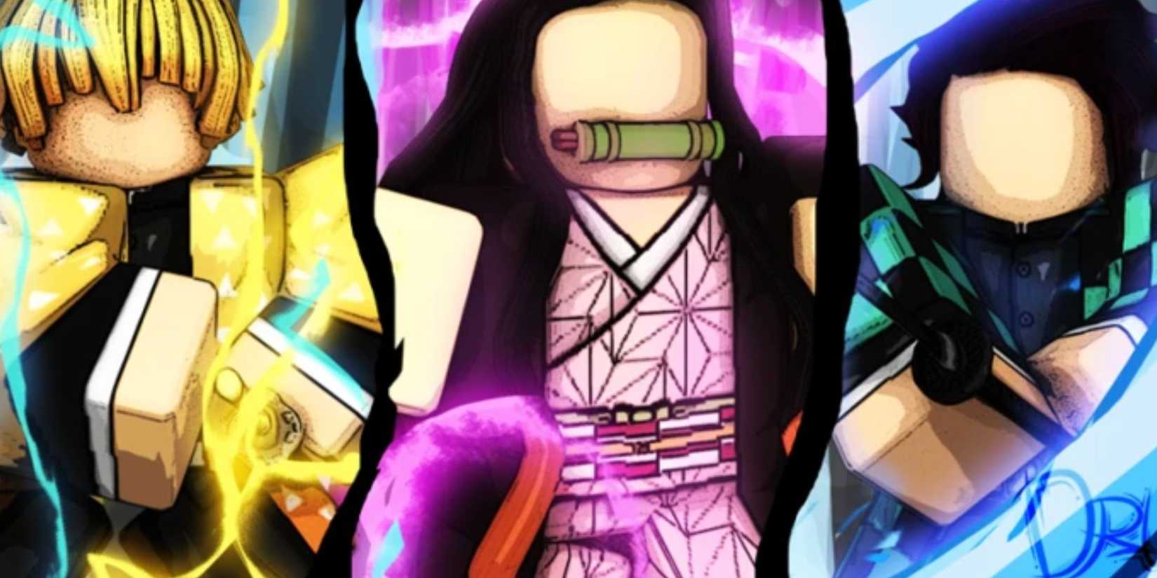 Demon Slayer Tower Defense Simulator characters