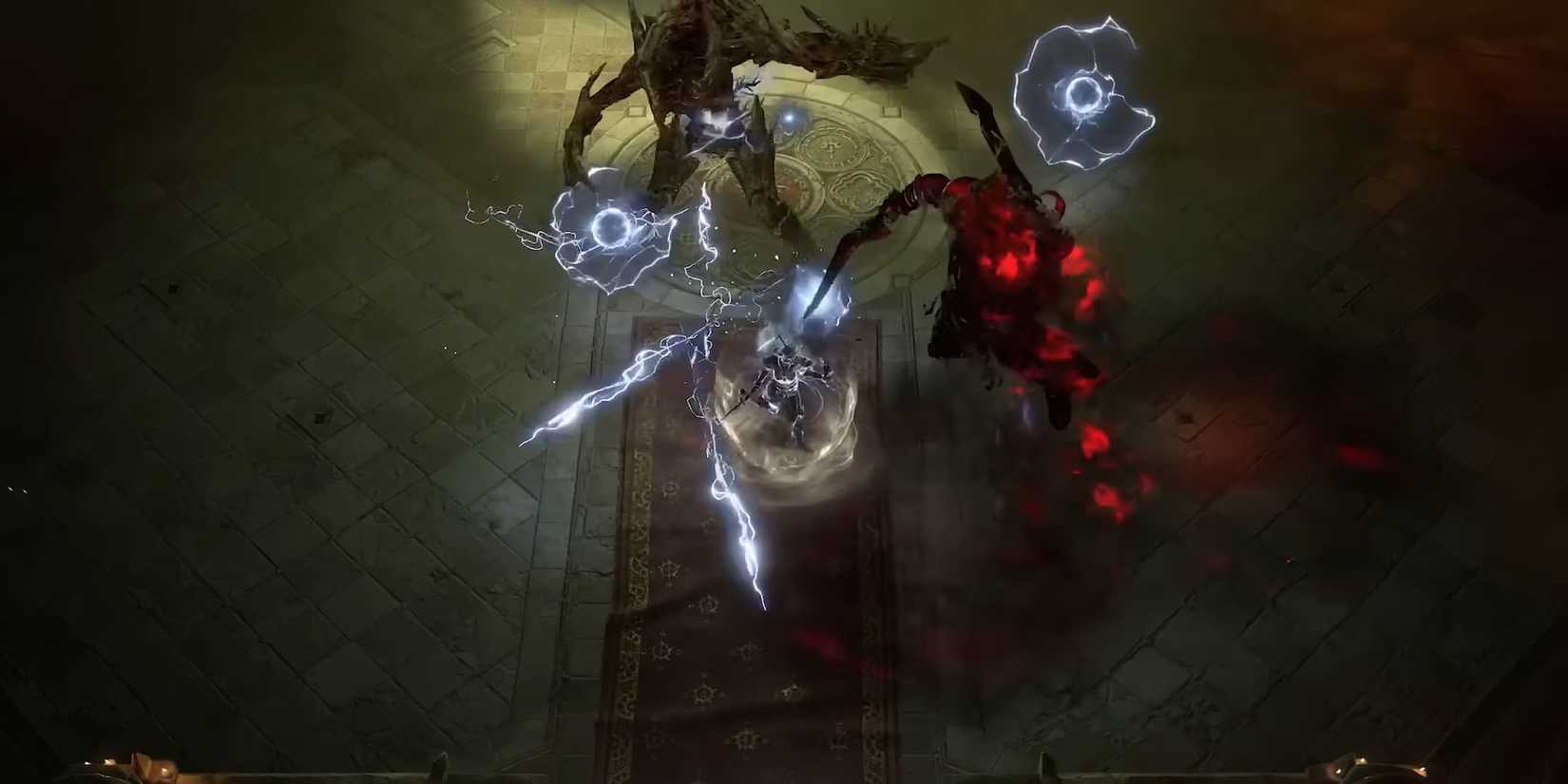 Fighting a boss in The Pit in Diablo 4