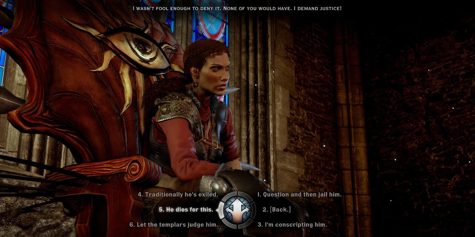 Dialogue Wheel Overhaul mod for Dragon Age Inquisition