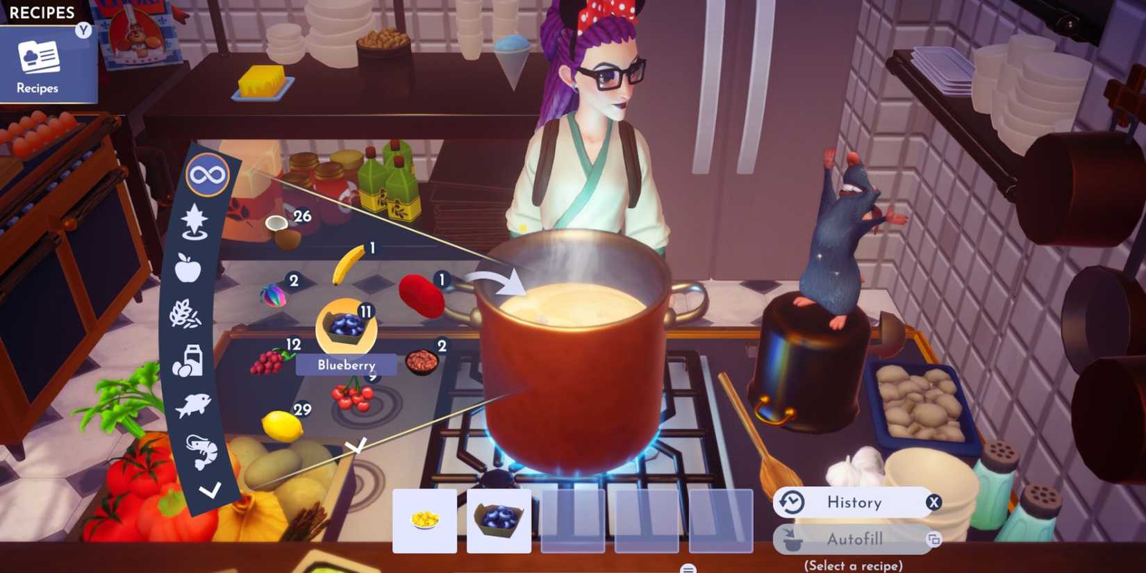 Disney Dreamlight Valley Chrysanthemum Tea ingredients