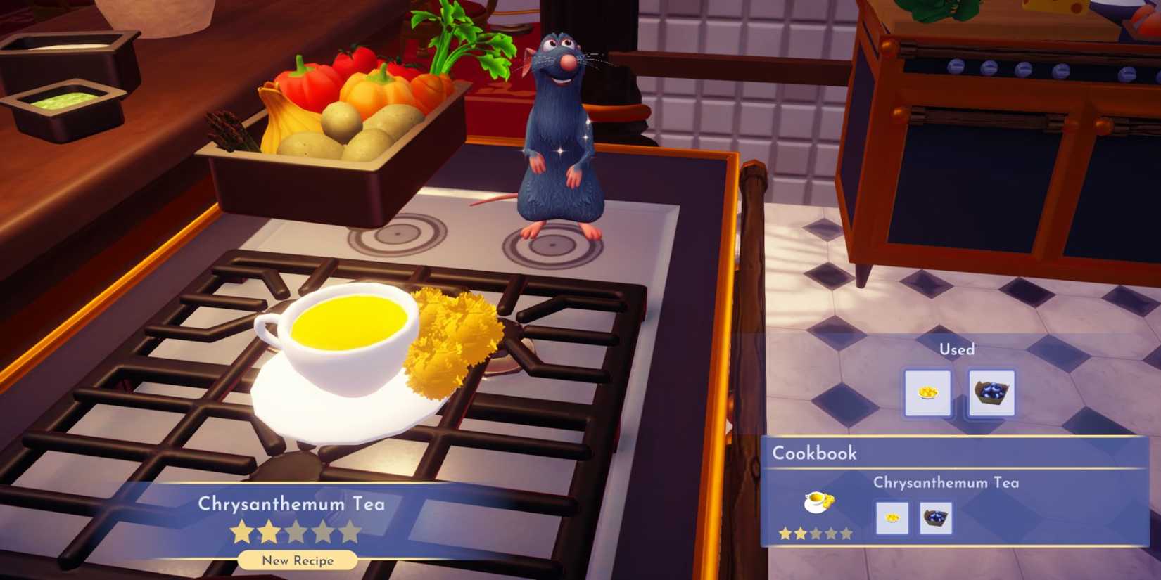 Disney Dreamlight Valley Chrysanthemum Tea recipe