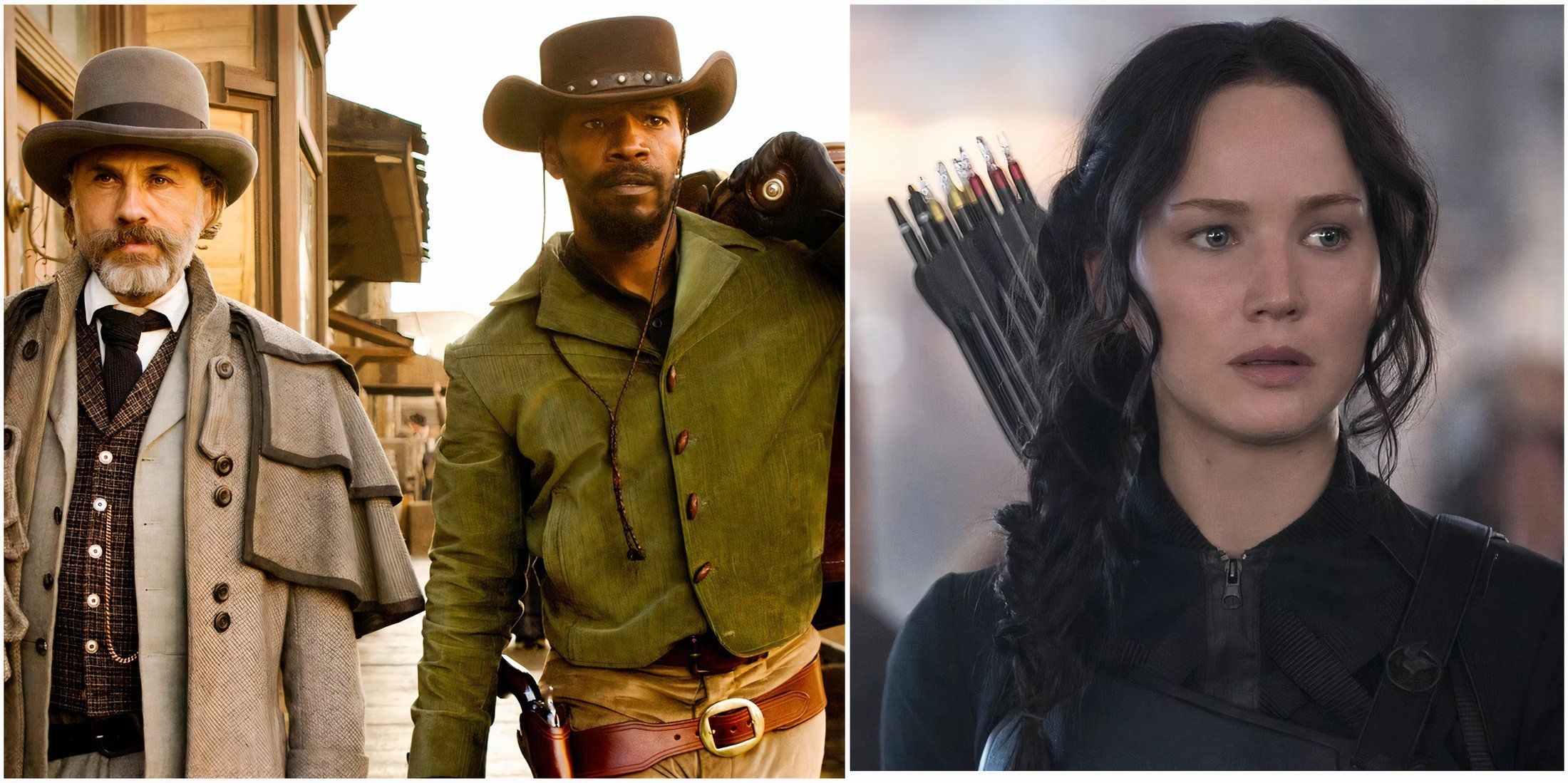 django unchained and the hunger games protagonists