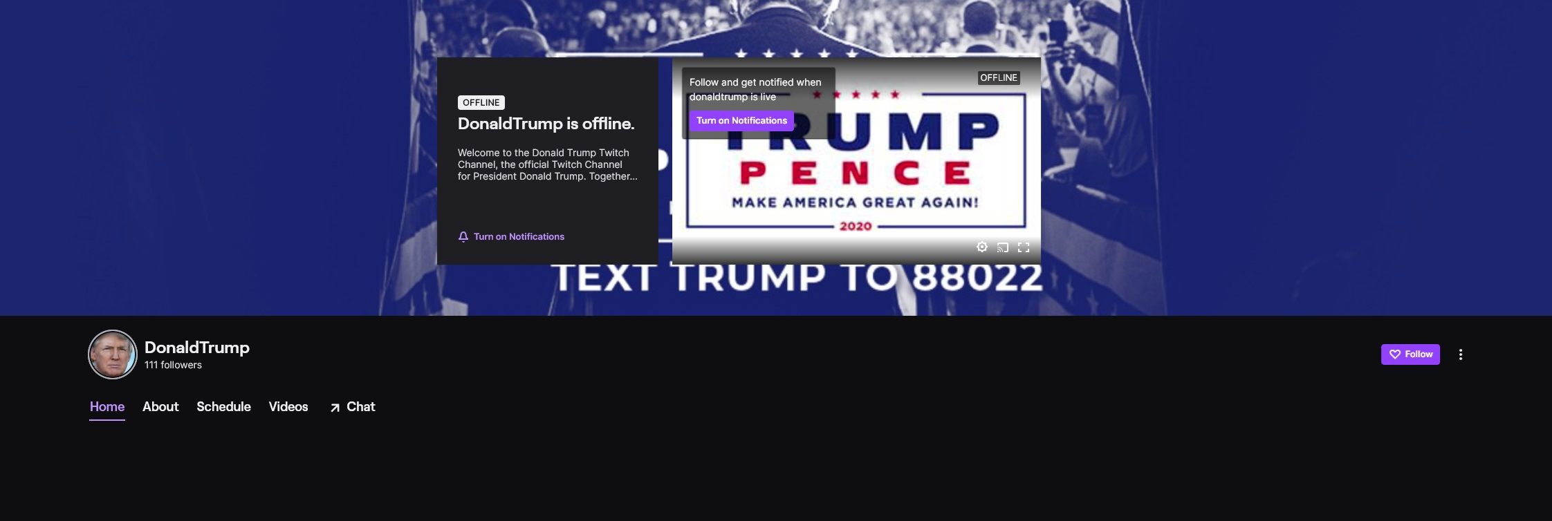 Twitch Has Unbanned Donald Trump After 3 Years