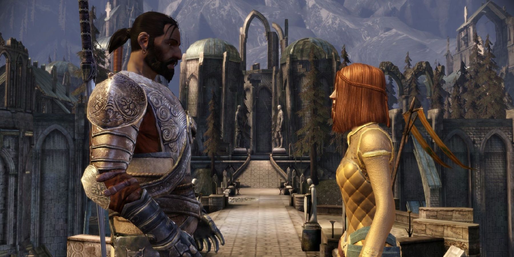 Dragon Age Origins Ostagar Duncan and Warden