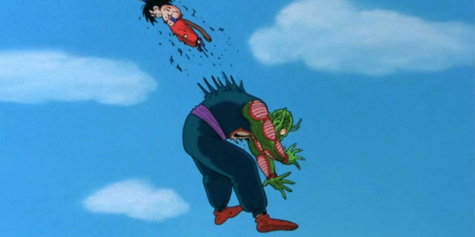 Dragon Ball Goku killing King Piccolo