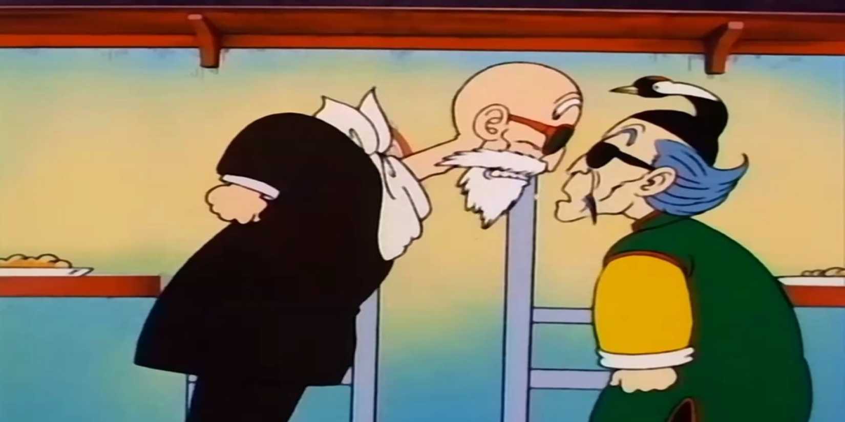 Dragon Ball - Roshi and Shen Arguing