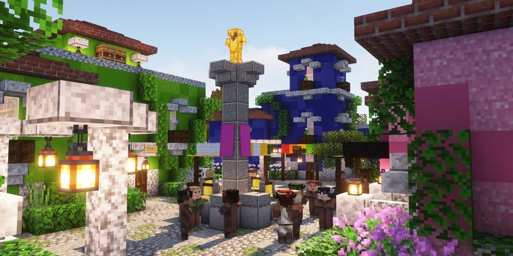 Drehmal Apotheosis map with lap posts and pretty cottages