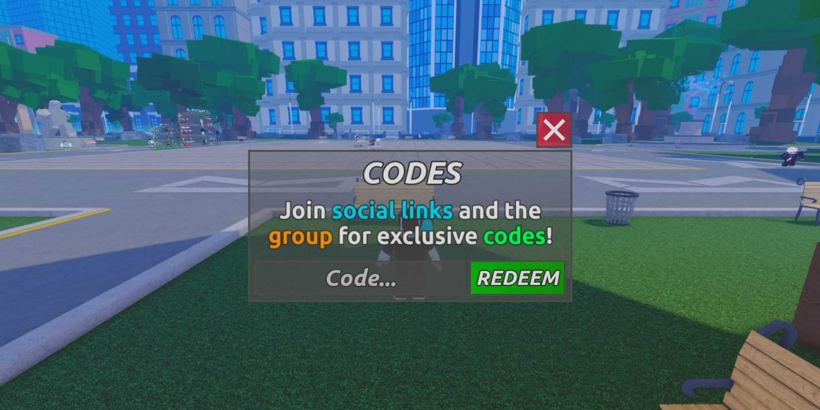 Dudes Battlegrounds the codes tab