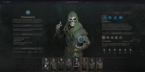 Dungeonborne - Cryomancer Class