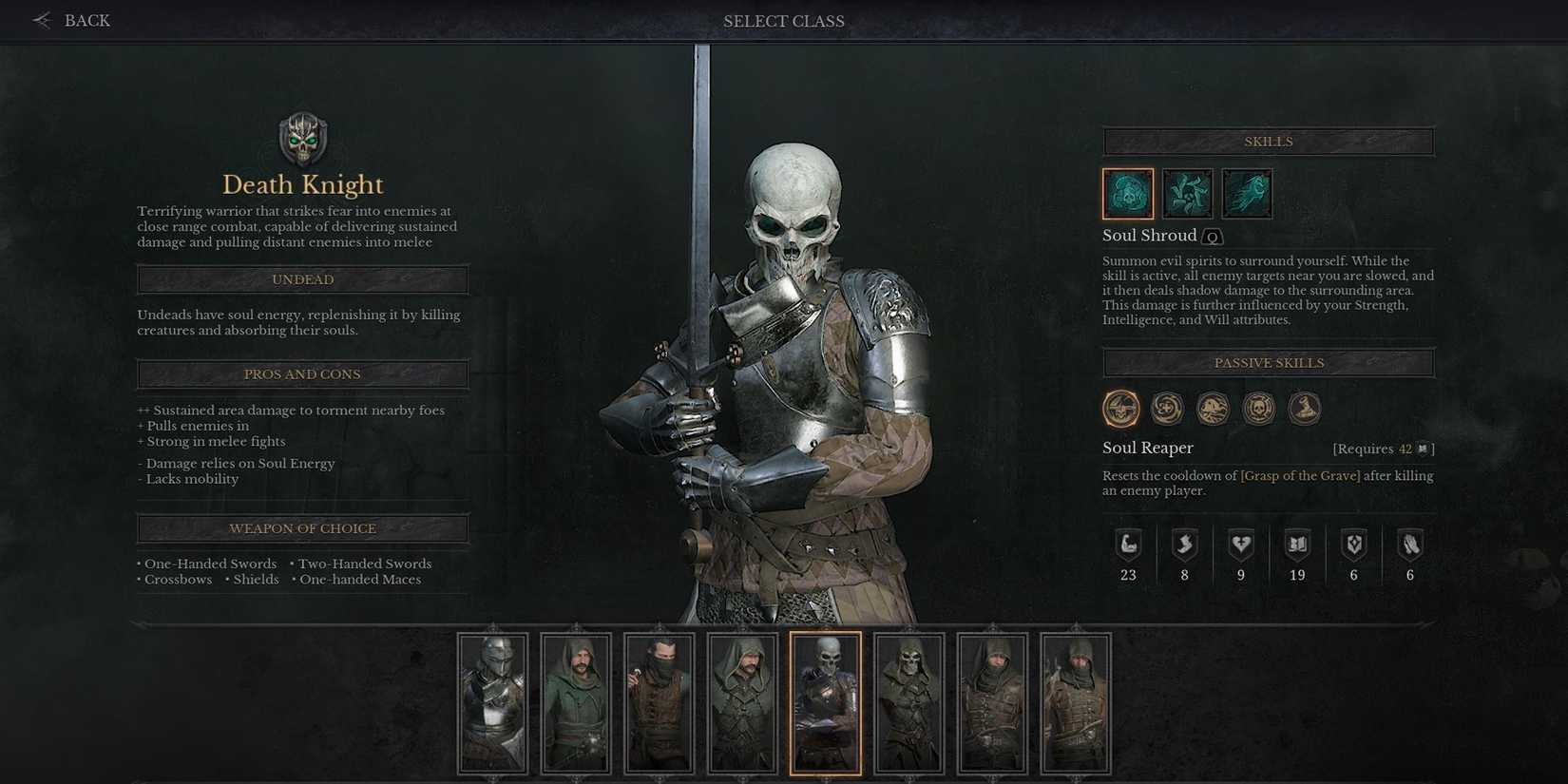 Dungeonborne - Death Knight Class