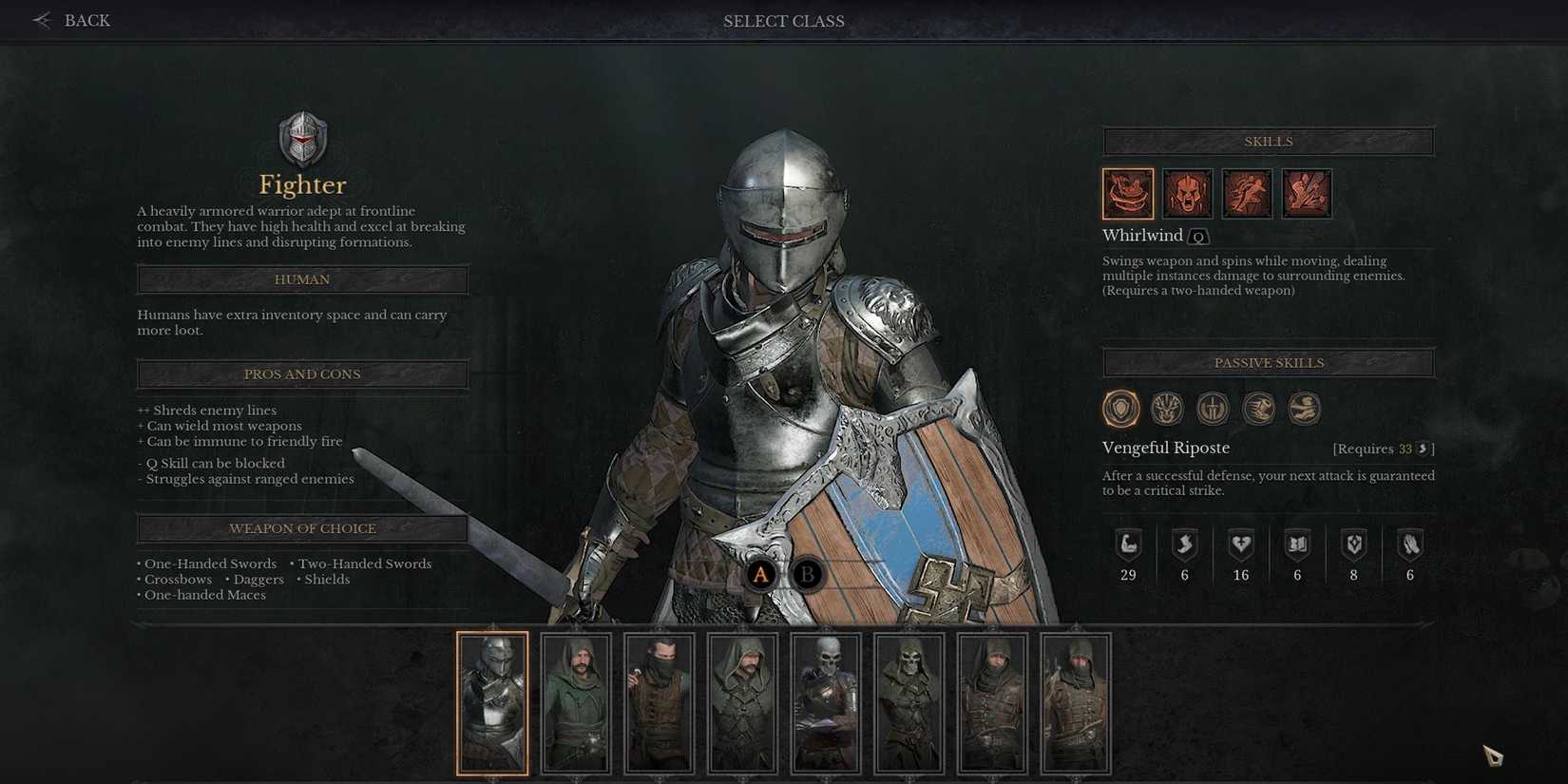 Dungeonborne - Fighter Class