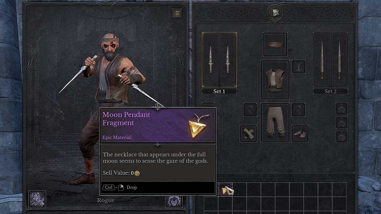 Dungeonborne - Moon Pendant Fragment