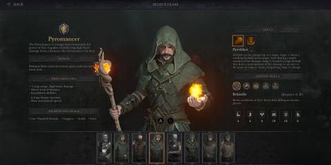 Dungeonborne - Pyromancer Class