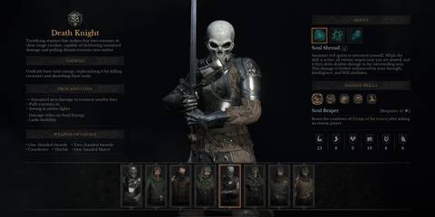 Dungeonborne Death Knight Class