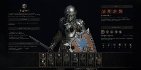 Dungeonborne Fighter Class