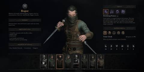 Dungeonborne Rogue Class