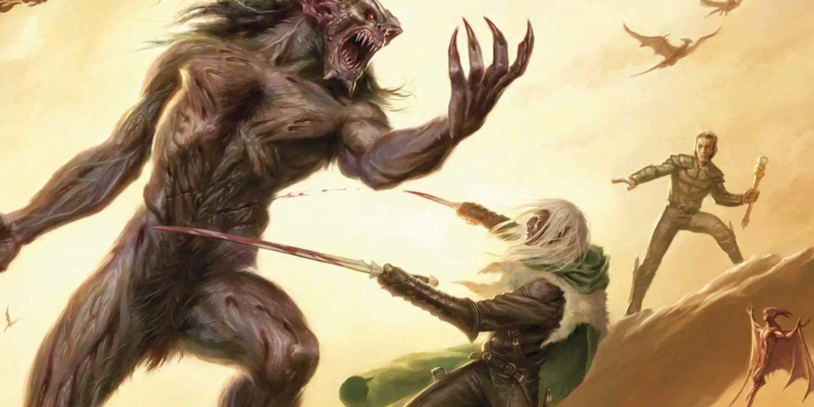 Dungeons and Dragons Drizzt vs Demon