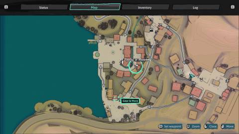 Image of the location on the map of Gear & More in Dungeons of Hinterberg