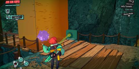 Dungeons of hinterberg Jelly tunnels jelly wall blockade puzzle