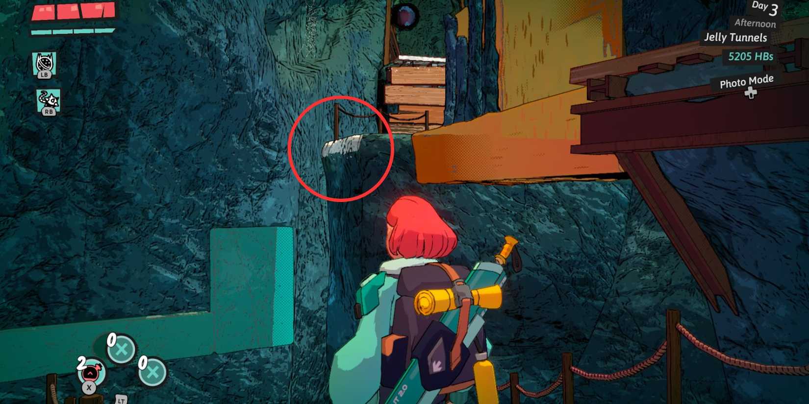 Dungeons of hinterberg Jelly tunnels puzzle 1 painted ledge