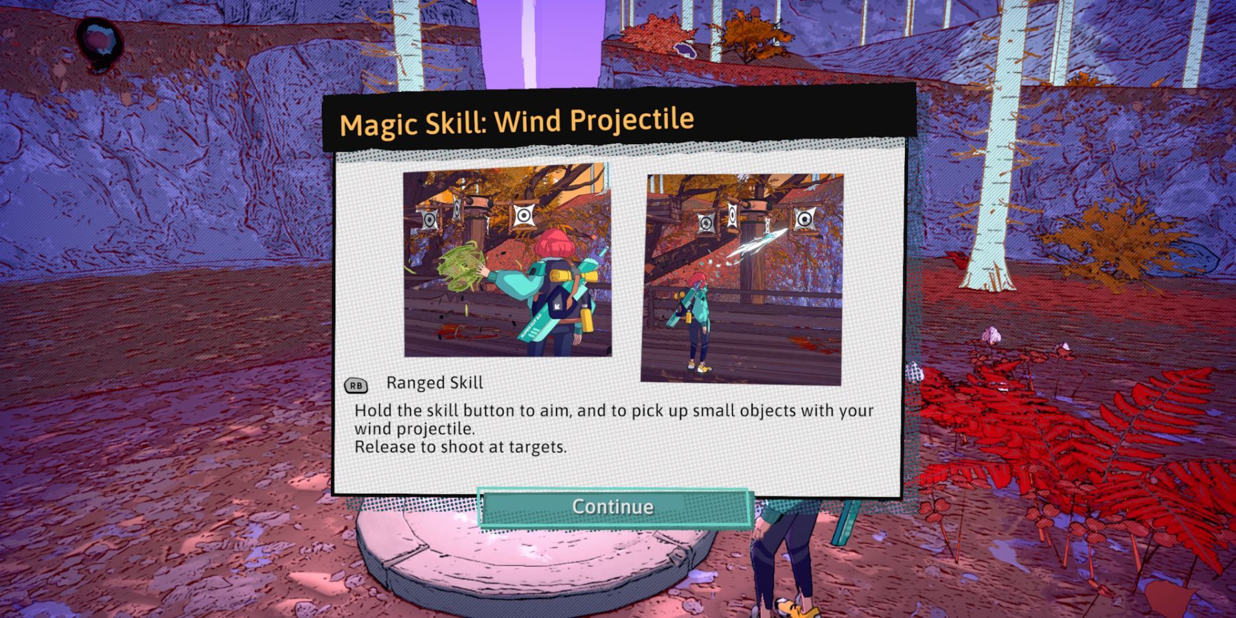 Dungeons of hinterberg wind projectile magic skill