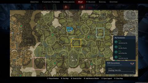 image of Dunley Farmlands on the map in V Rising