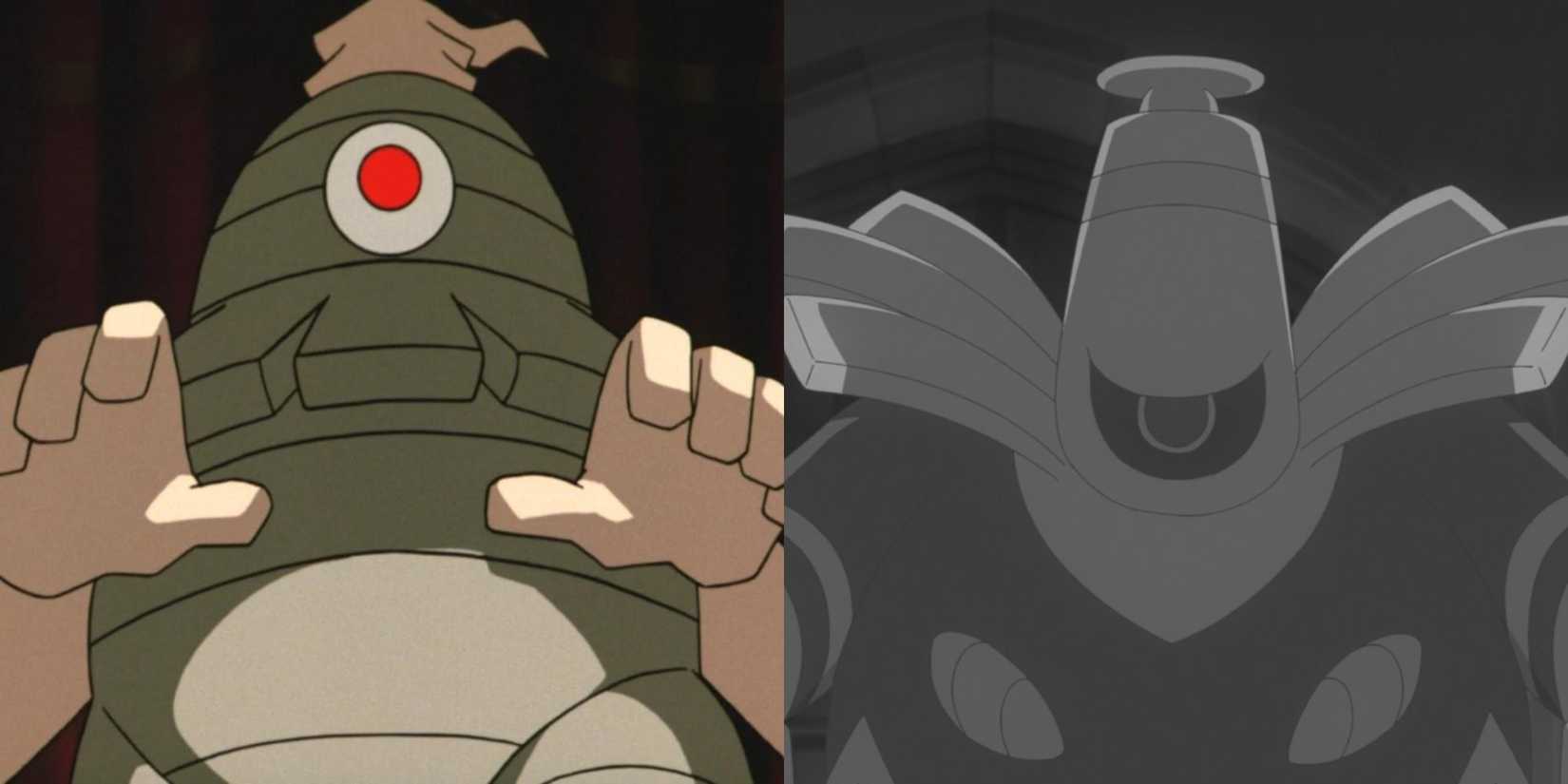 Dusclops and Dusknoir in the Pokemon anime.