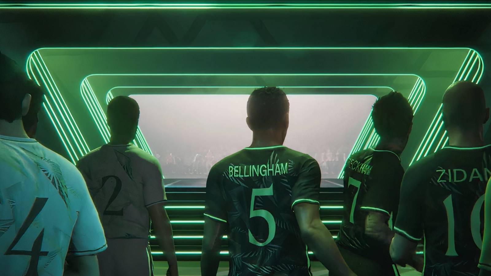 EA Sports FC 25 cover stars enter stadium