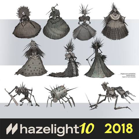 Early character models It Takes Two