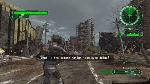 earth defense force 6 ruined city