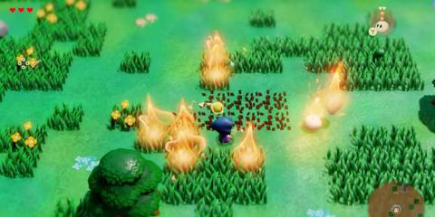 Zelda using a fire echo in The Legend of Zelda: Echoes of Wisdom