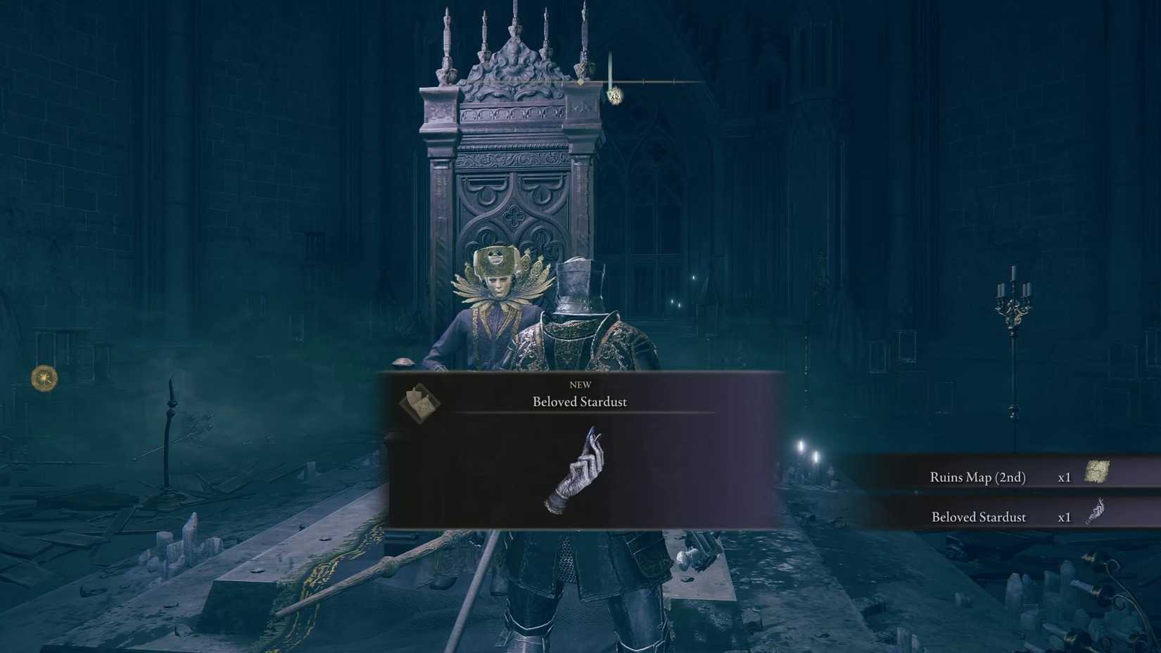 Elden Ring Beloved Stardust Talisman given by Count Ymir