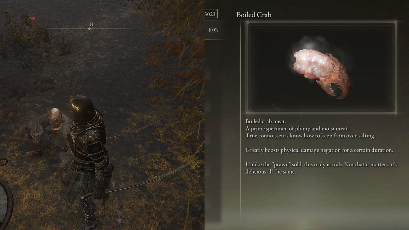 Elden Ring - Boiled Crab guide