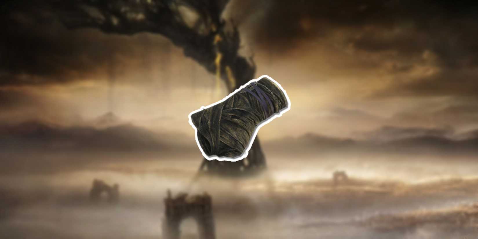 Elden Ring Dryleaf Arts in the foreground with the Scadutree in the background